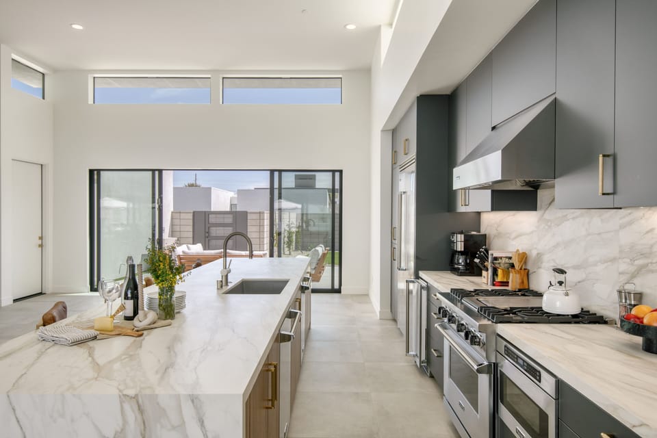 Fully-equipped kitchen.