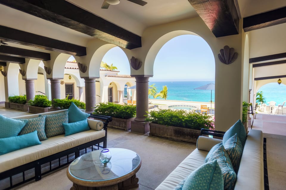 Amazing large Hacienda Style deck to enjoy a magnific view