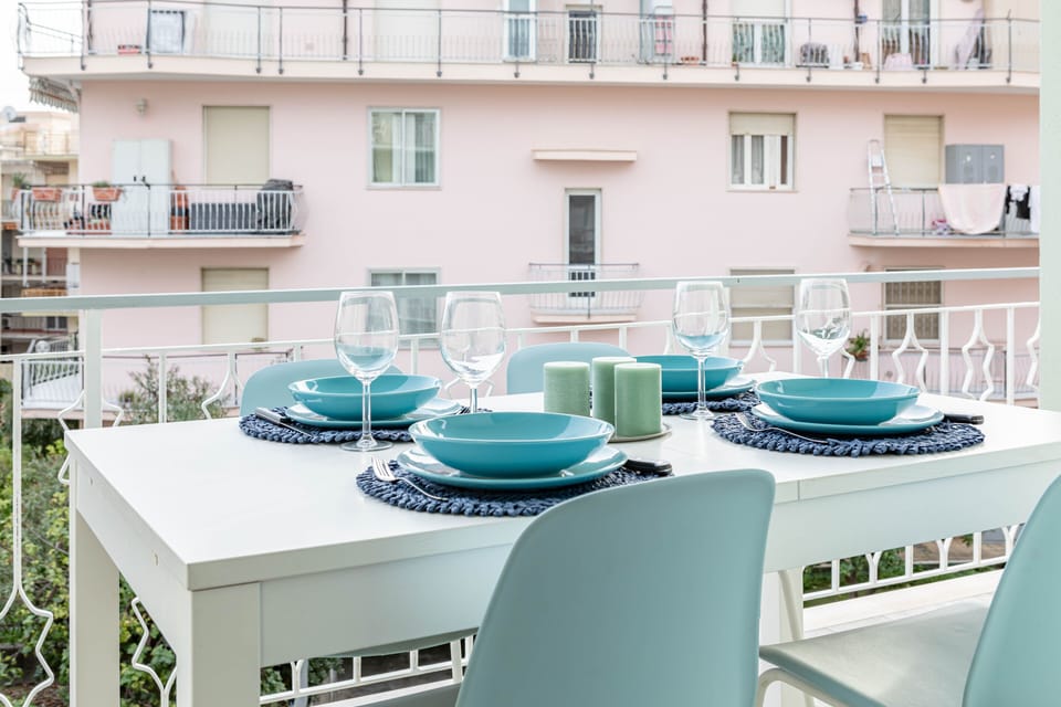 Outside dining table