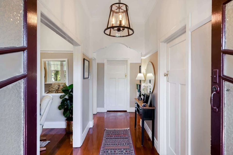The charming hallway.