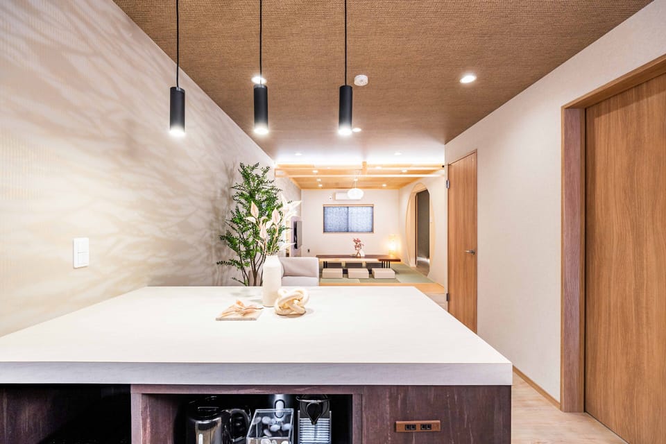 Design House | Private kitchen | Full-size fridge, microwave, stovetop, electric kettle