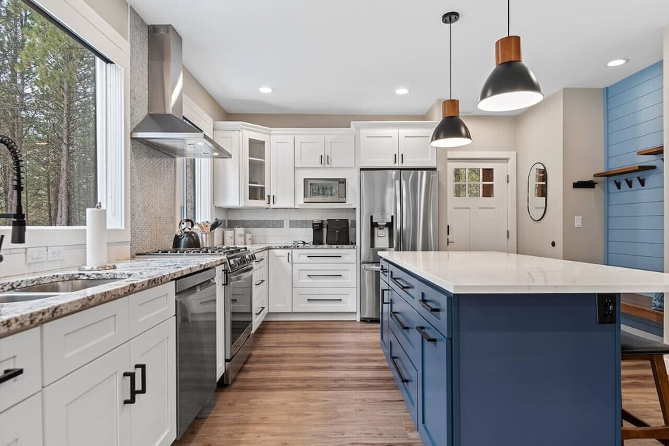 Let your culinary imagination run wild in this fully-equipped kitchen, where every tool and ingredient awaits to turn your meal preparation