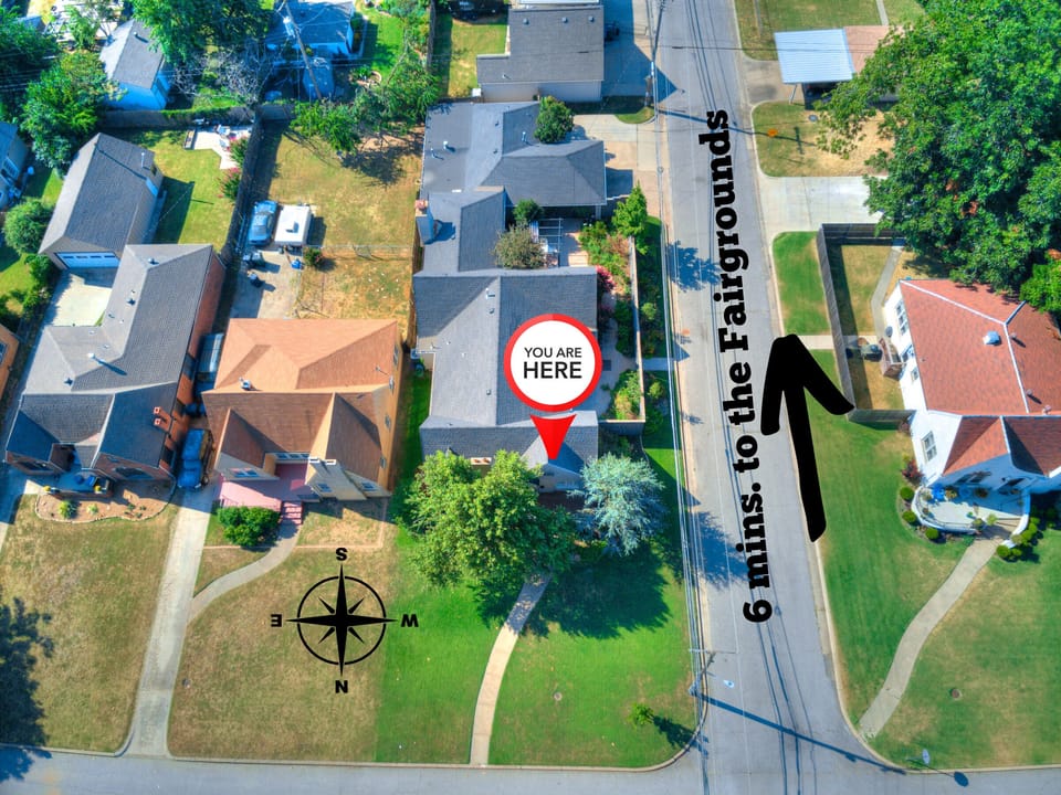 Coming to the State Fairgrounds? You'll be 2 miles (or 6 minutes) to the fairgrounds. 