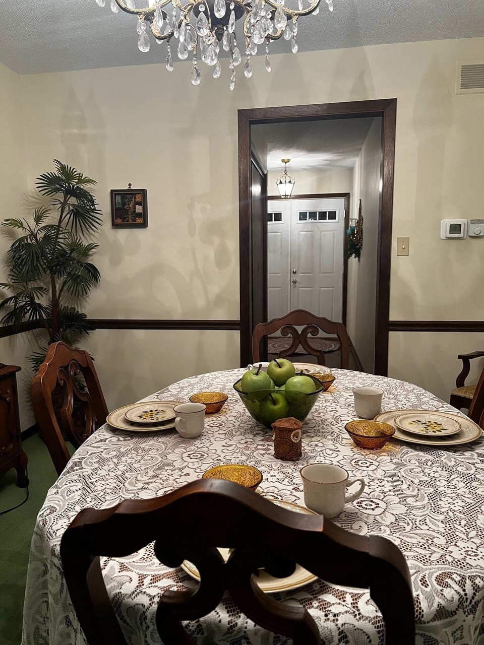 DIning room looking toward front entry