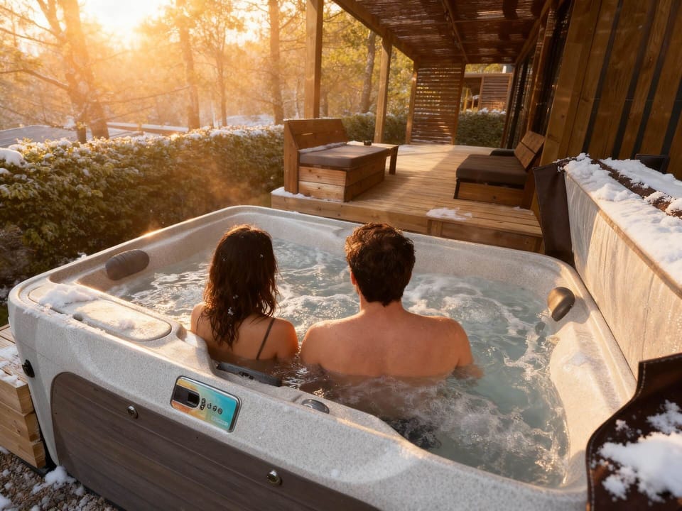 Spa privatif chauffé à 38°C