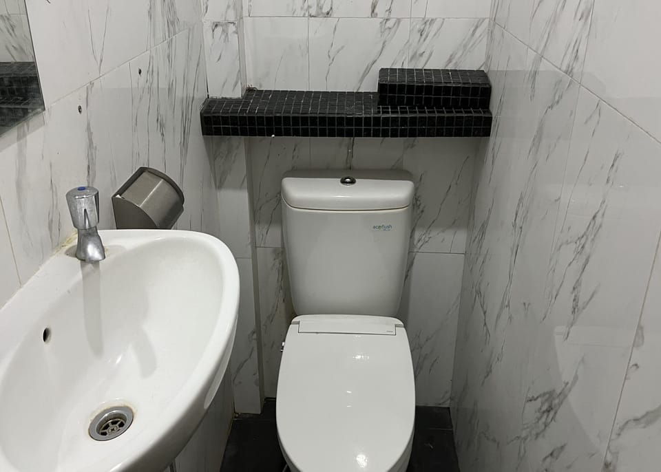 Standard Double Room | Bathroom | Shower, rainfall showerhead, free toiletries, towels