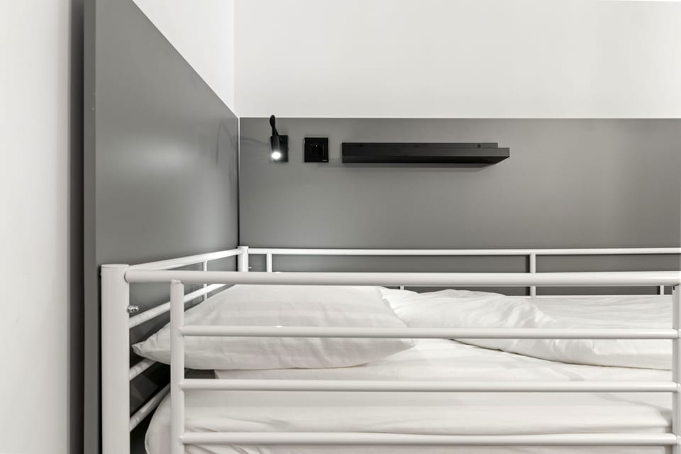 Blackout drapes, iron/ironing board (on request), WiFi (free)