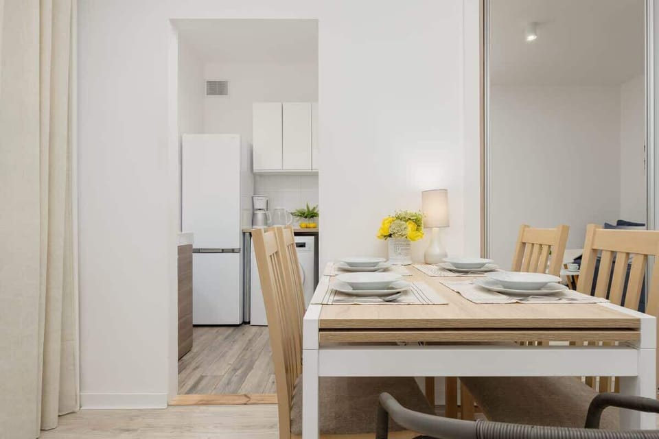 Dining area in the living room