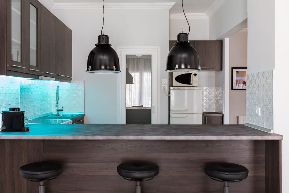 City Apartment, 2 Bedrooms | Private kitchen | Full-size fridge, oven, espresso maker, coffee/tea maker