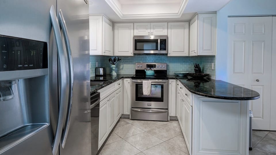 On the Right is the Kitchen