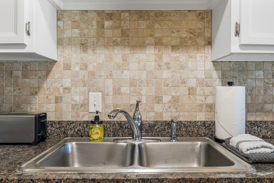 Fully stocked kitchen