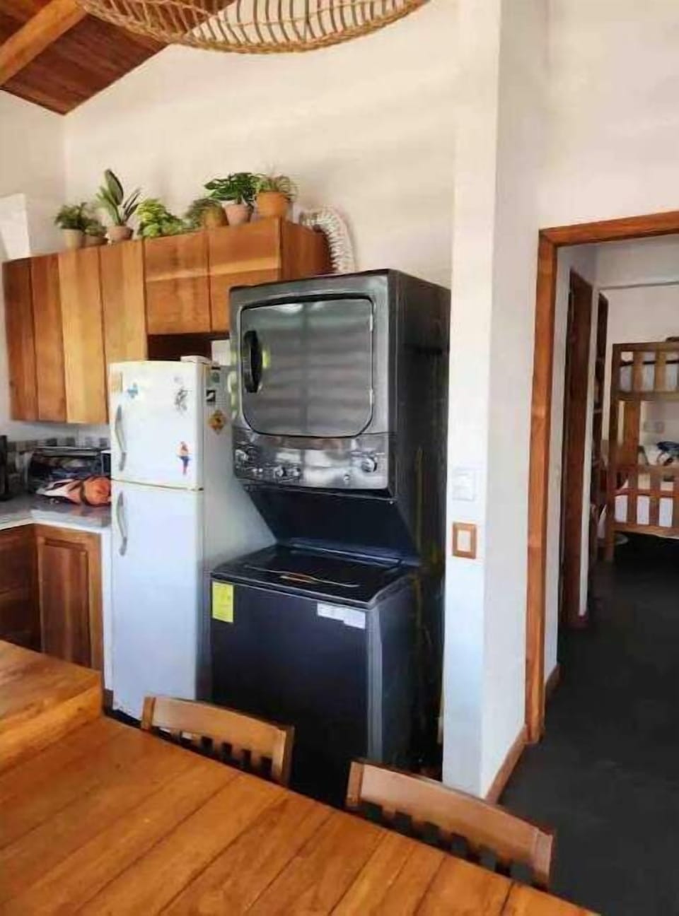 The new (Nov. 2023) washer/dryer is perfect for extended-stay guests.