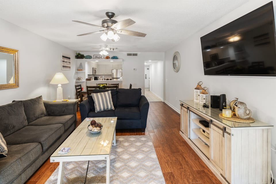 Living Room with sleeper sofa