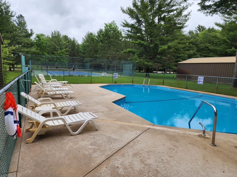 Our own association pool just steps from the condo.