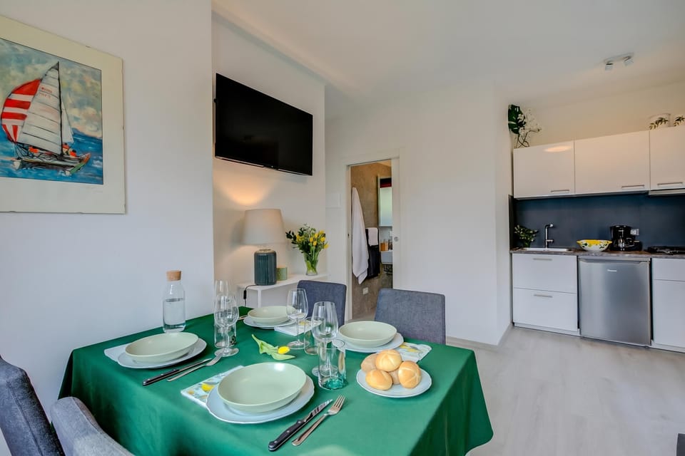 Kitchen and dining area