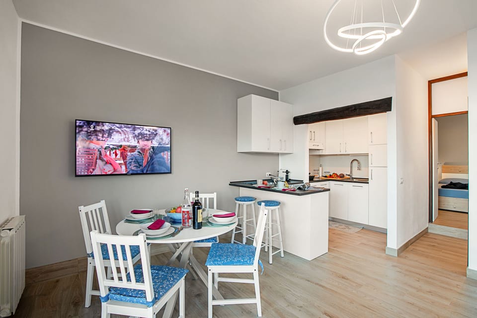Kitchen and dining area
