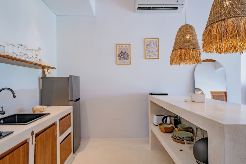 Villa, 2 Bedrooms, Pool View | Private kitchen | Fridge, stovetop, coffee/tea maker, electric kettle