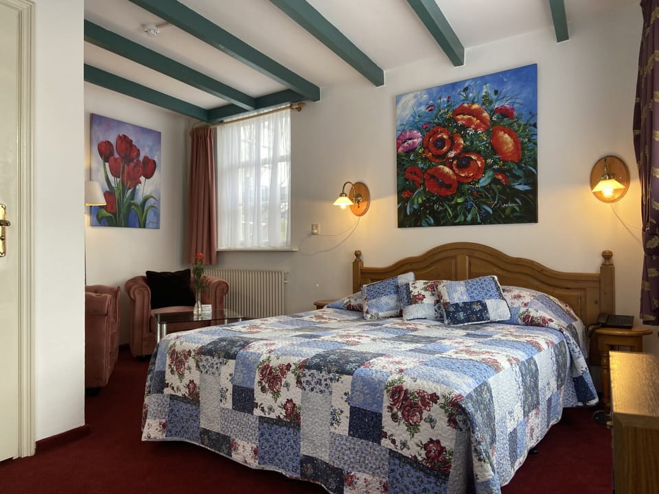 Junior Suite, Terrace, Canal View | Minibar, in-room safe, desk, iron/ironing board