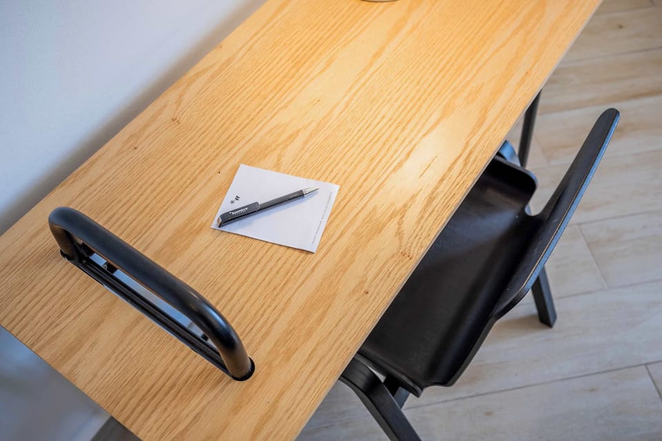 Comfortable and functional desk