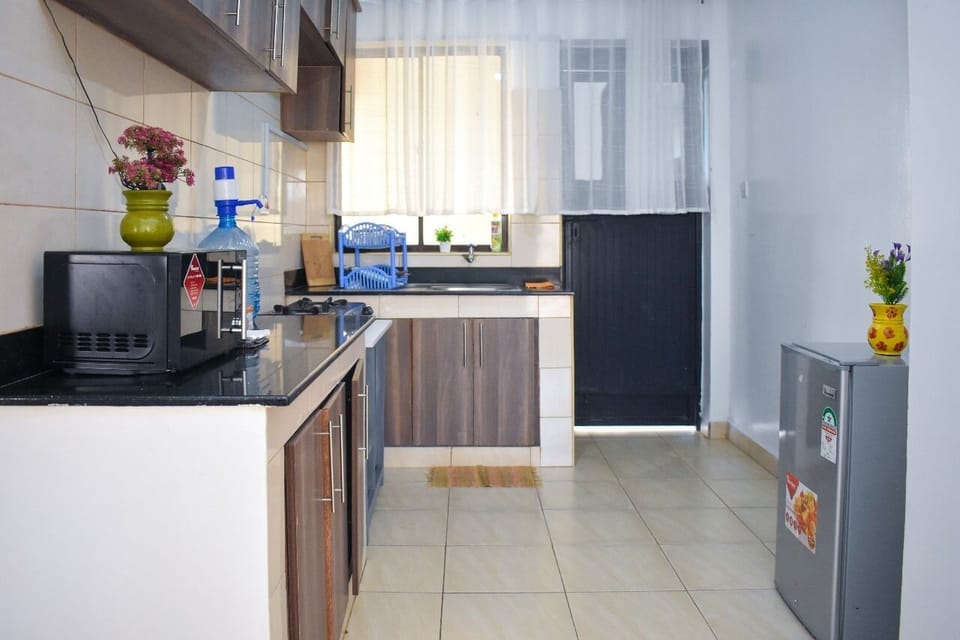 Deluxe Apartment | Private kitchen | Fridge, microwave