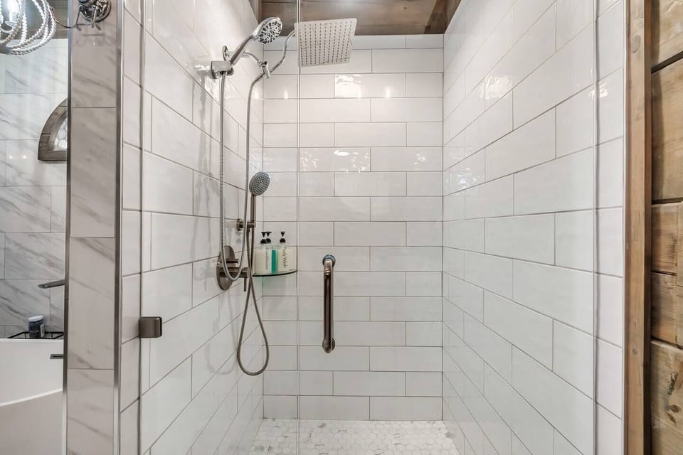 Walk in Rain Shower
