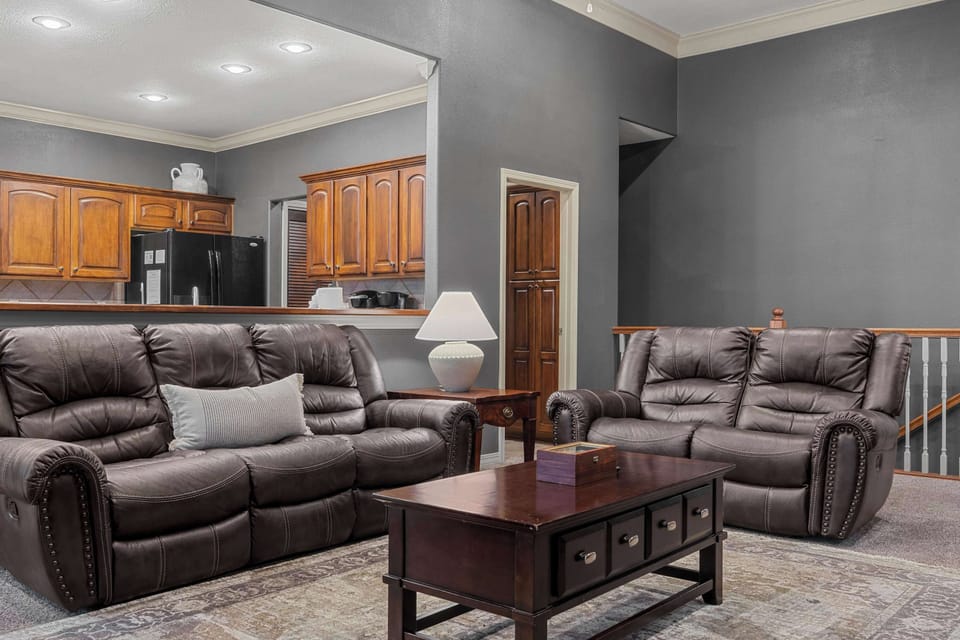 Plenty of comfy seating for your whole group to relax!