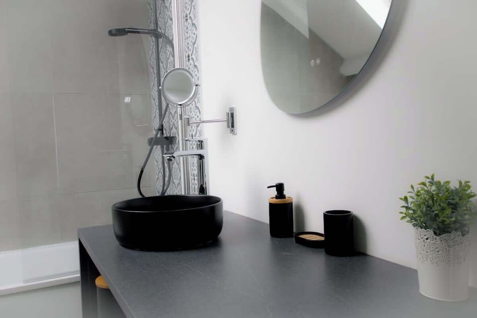baignoire et douche combinée 