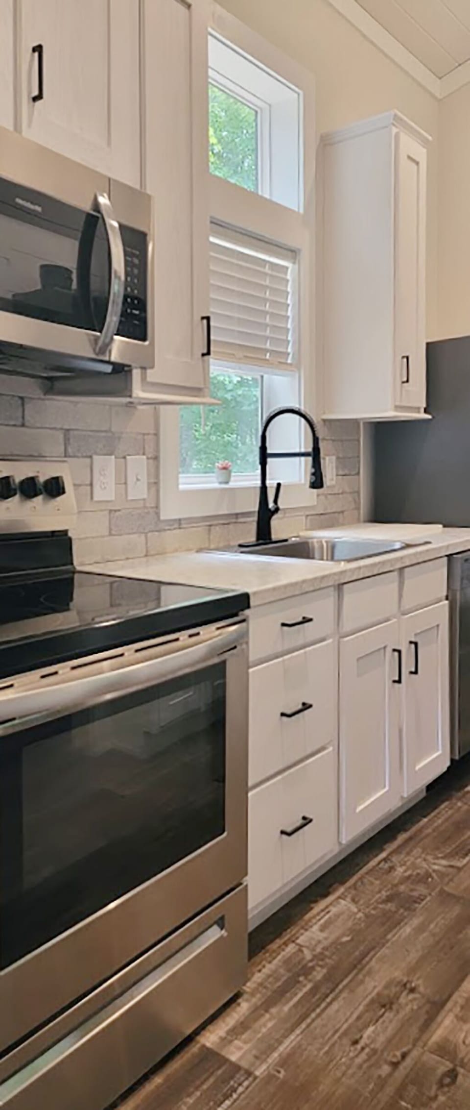 Kitchen - Kitchen area with stainless steel appliances