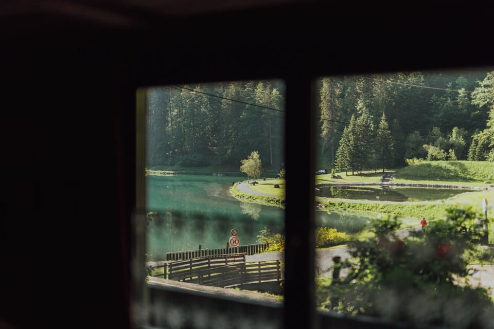 The view from the living room