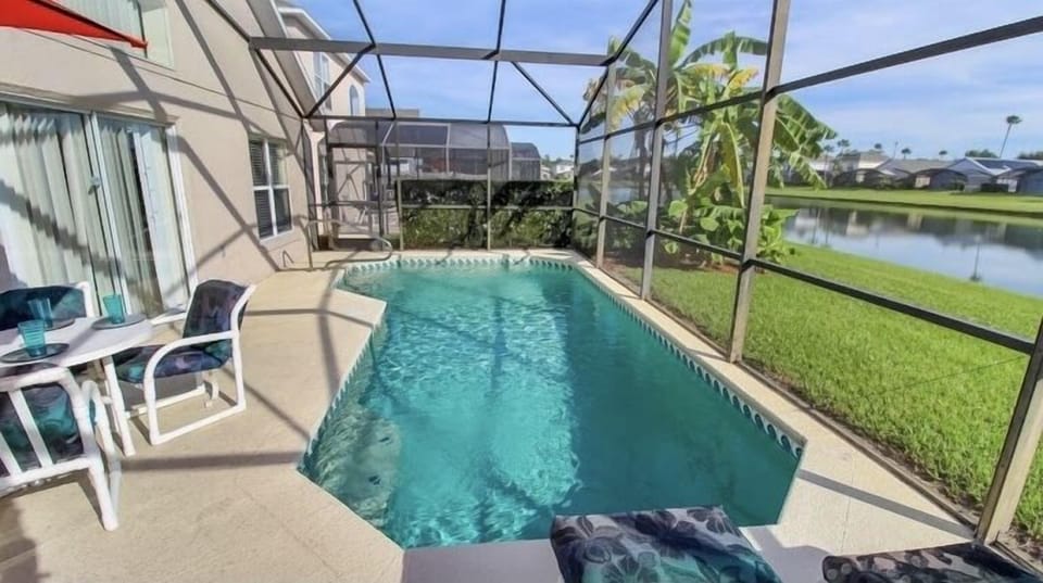 Your swimming pool and stunning lake view