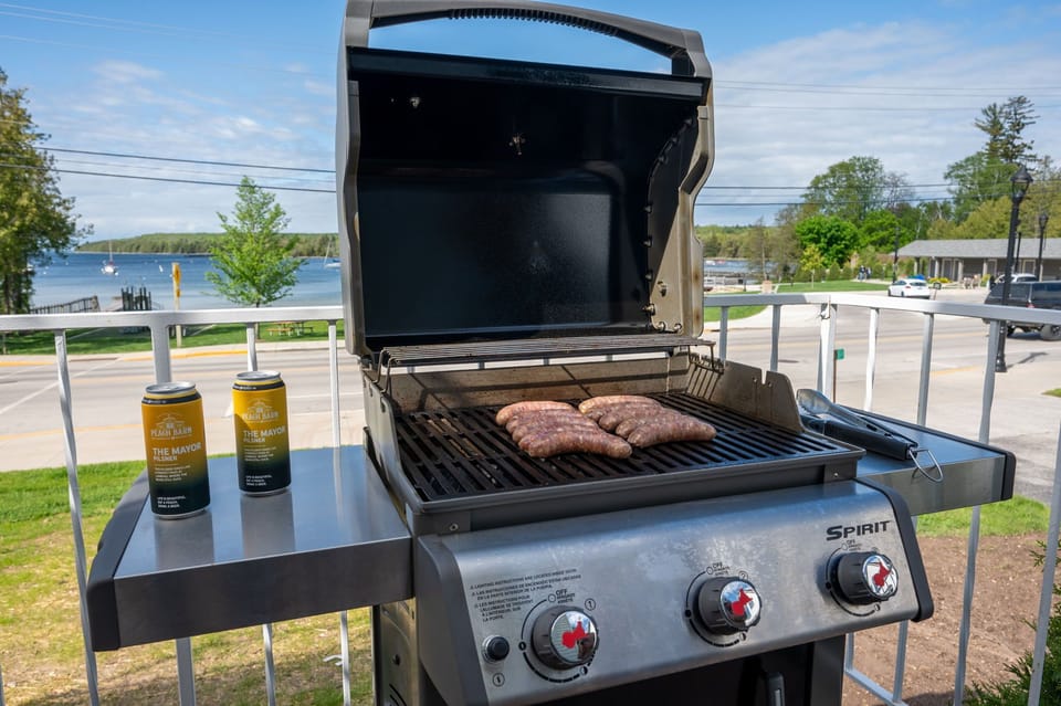 Grill out on the deck and take in the beautiful water view.