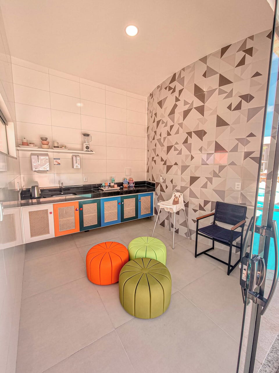 Shared fridge, microwave