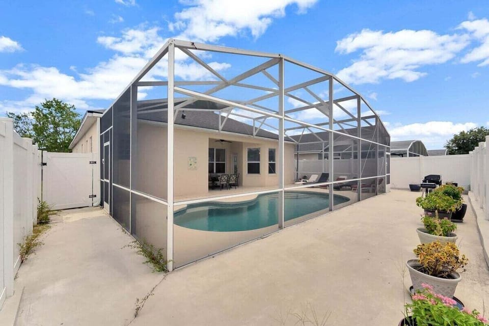 Enjoy the private pool with a screened enclosure for added comfort