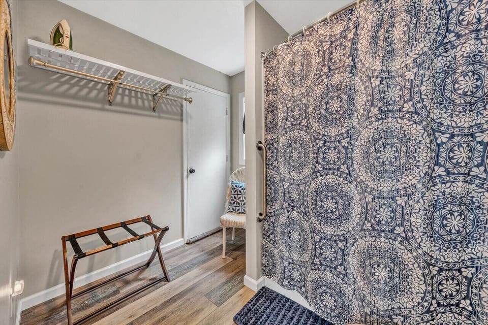 The master bathroom has everything you need for a comfortable and refreshing experience