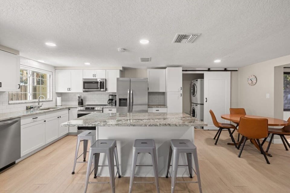 Fully stocked kitchen