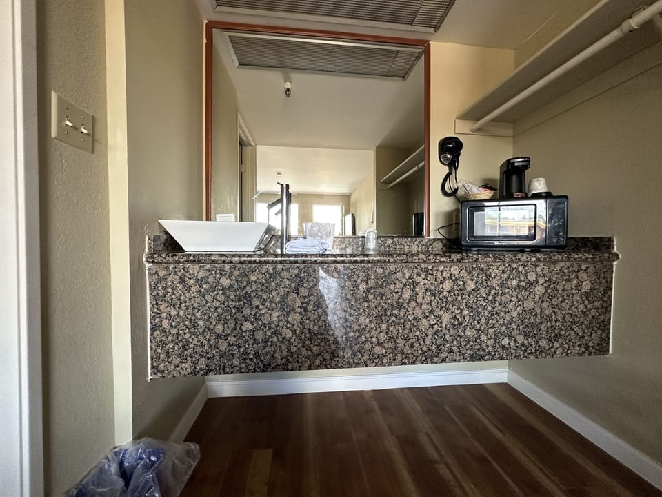 Room, 2 Queen Beds, Non Smoking | Bathroom | Hair dryer, towels, soap, shampoo