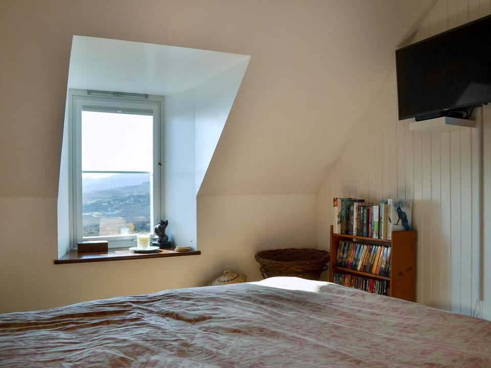 Relaxing double bedroom | Husabost Croft, Husabost