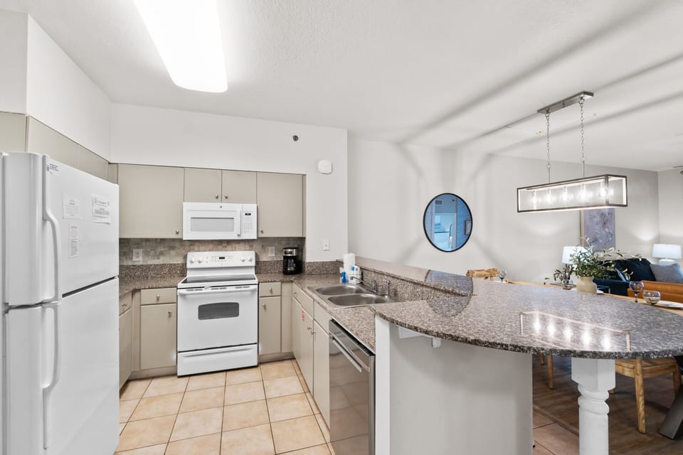 Full Kitchen with Bar Seating