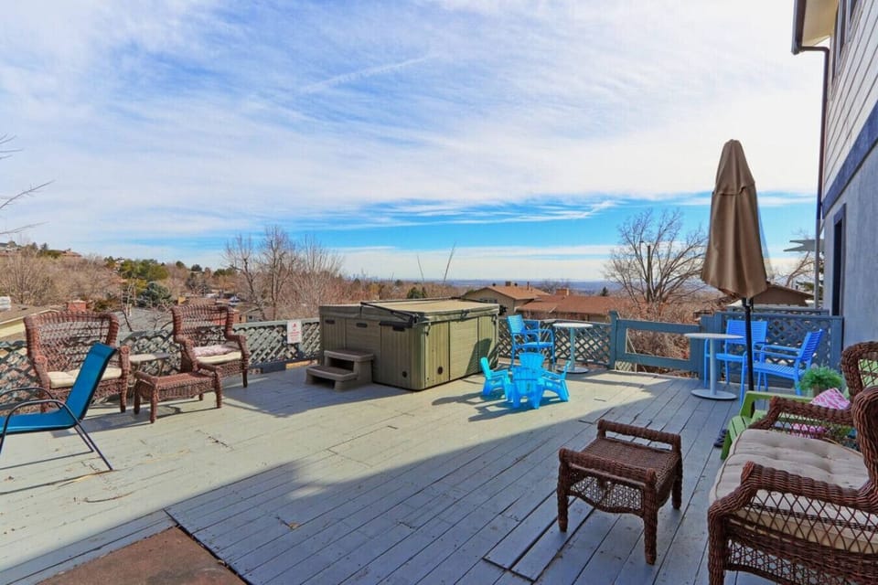 Back Deck #1 | Hot Tub | City/Mountain Views