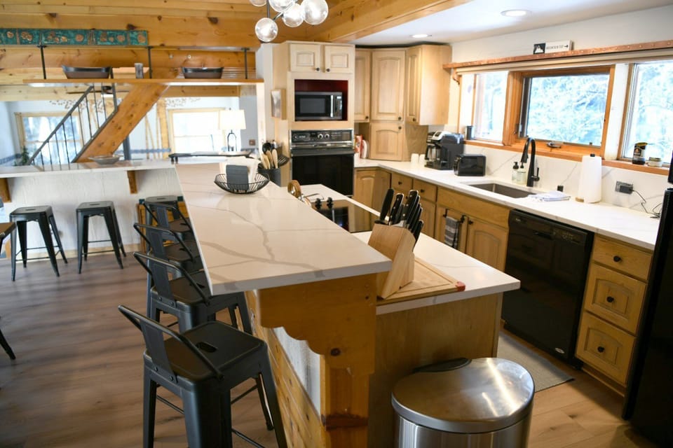 Upstairs kitchen