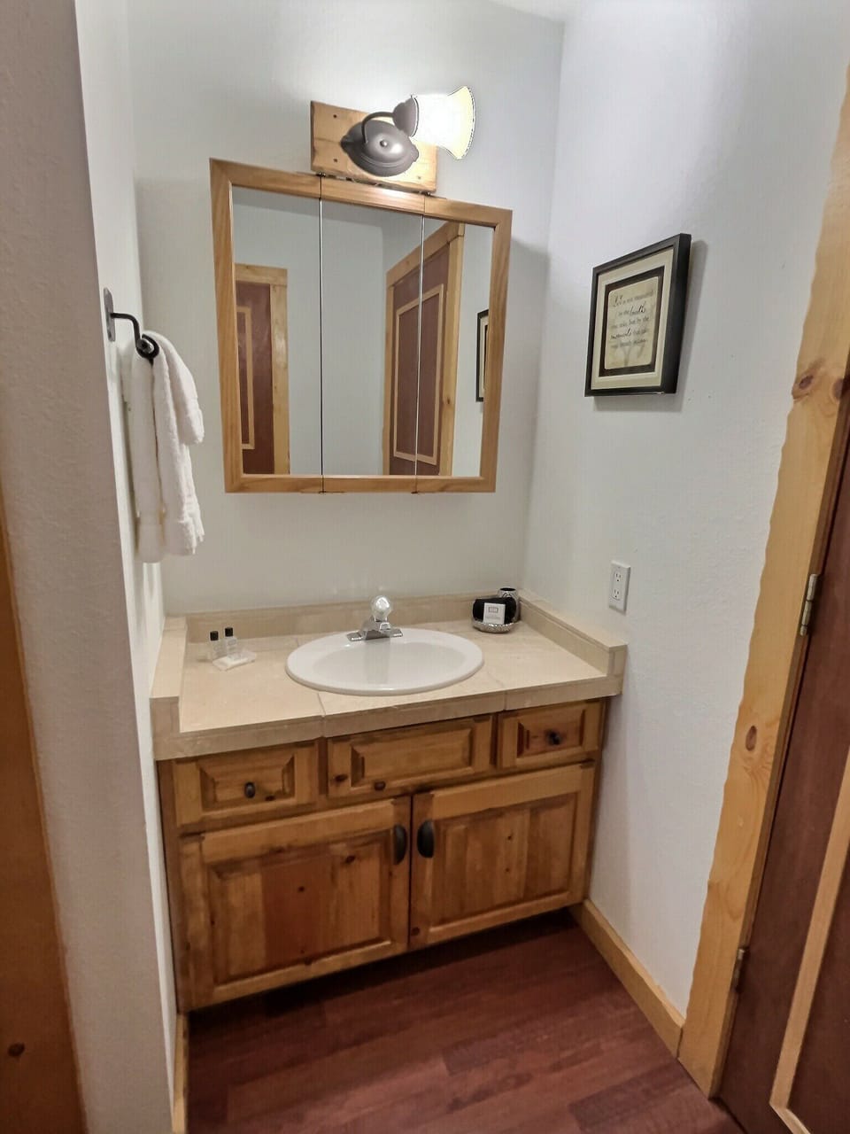 Second vanity