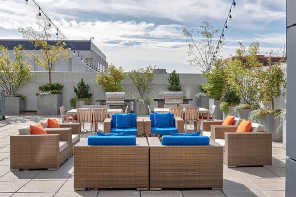 Outdoor Terrace Seating Area