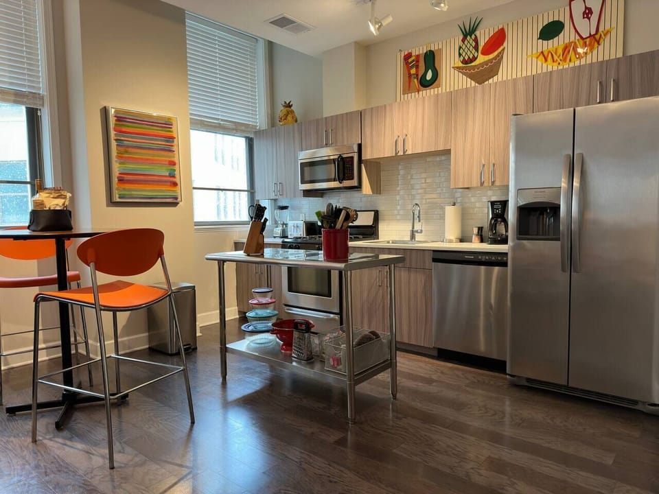 Kitchen with Stainless Steel Appliances