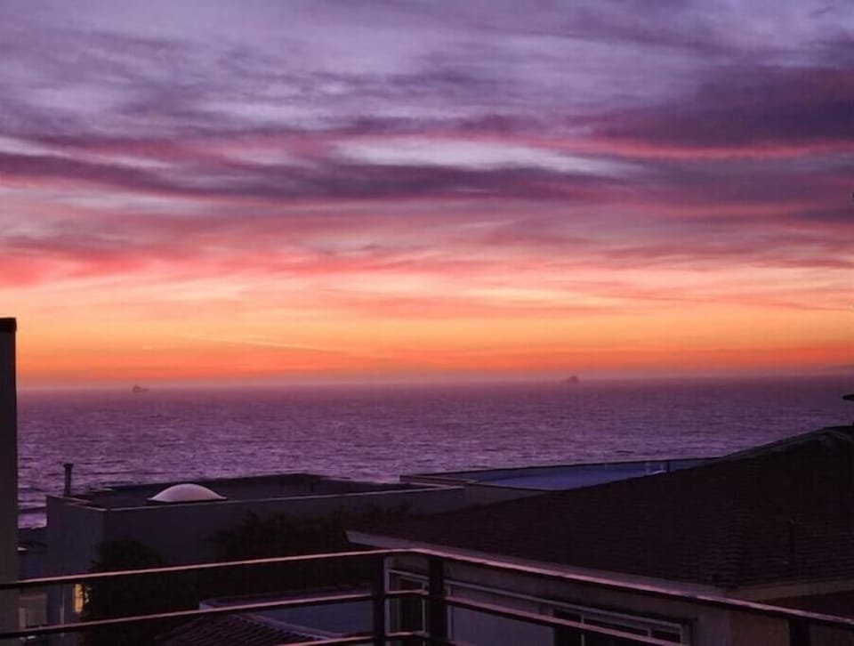 The Ocean View from the living room  offers beautiful sunsets 