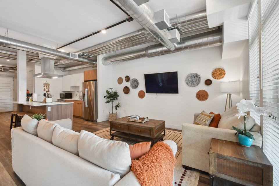 Condo, Multiple Beds, Patio, City View ((R02) 3198 Blake St. Unit 203) | Living area | TV