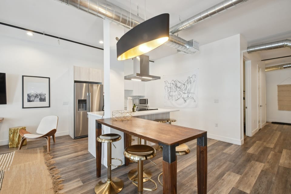 Condo, Multiple Beds, Patio, City View ((R04) 3198 Blake St. Unit 207) | Private kitchen | Fridge, microwave, oven, stovetop