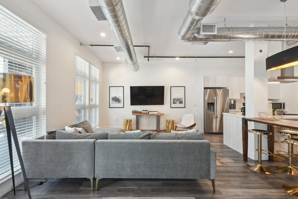 Condo, Multiple Beds, Patio, City View ((R04) 3198 Blake St. Unit 207) | Living area | TV
