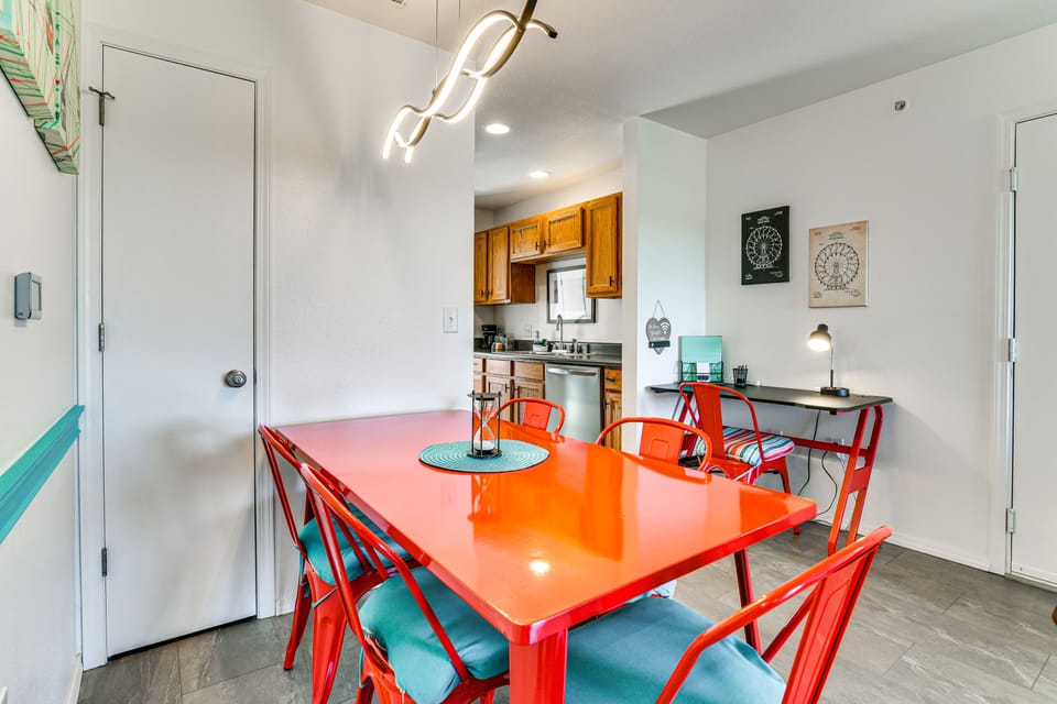 Dining Area | Dedicated Workspace | Free WiFi