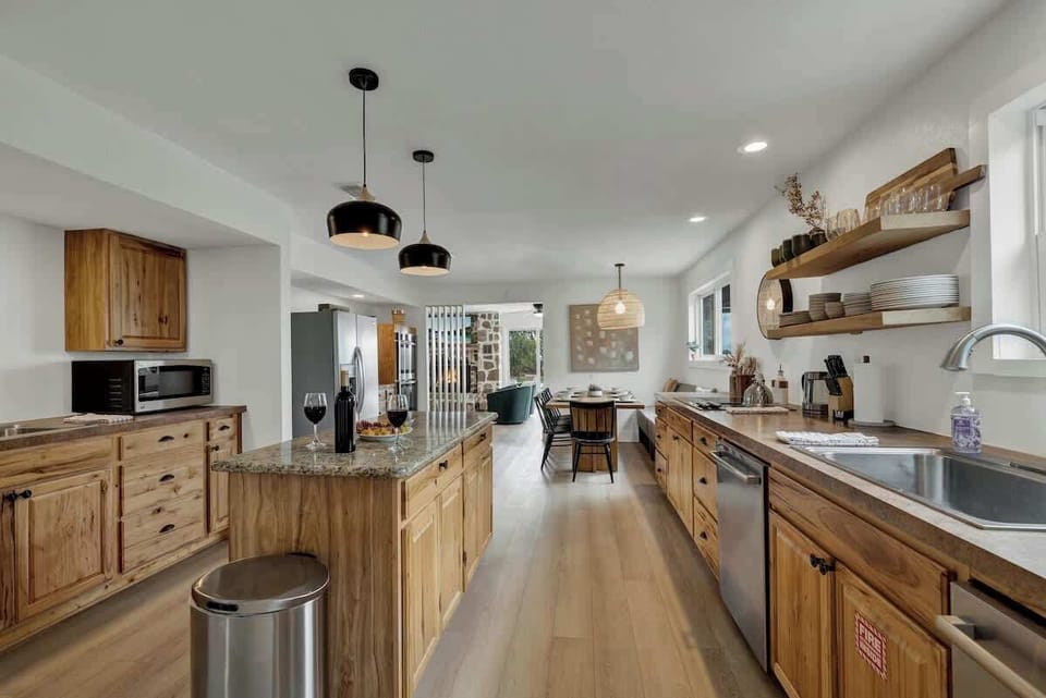 House, Multiple Beds, Pool Access (335 Klett Ranch Rd.) | Private kitchen | Coffee/tea maker
