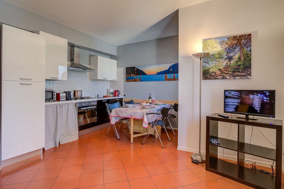 Kitchen and dining area